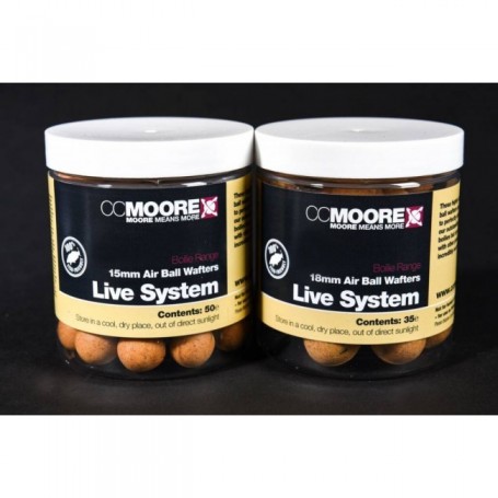 Balansuojantys Boiliai CCMOORE Live System Air Ball Wafters