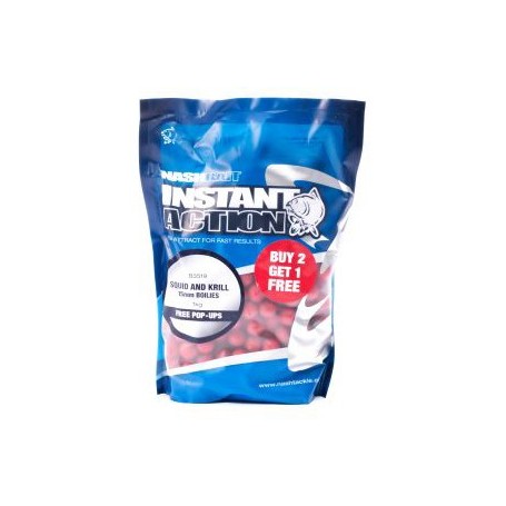 Šeriaminiai boiliai Nash Squid and Krill 2.5kg