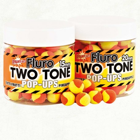 Plaukiantys boiliai Dynamite Two Tone Fluro's Tutti Frutti & Pineapple pop-ups